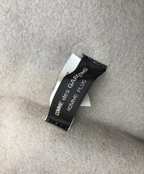 COMME des GARCONS HOMME PLUS（コムデギャルソンオムプリュス）COMME des GARCONS HOMME PLUS (コムデギャルソンオムプリュス) ラビットファーハット グレーの古着・服飾アイテム