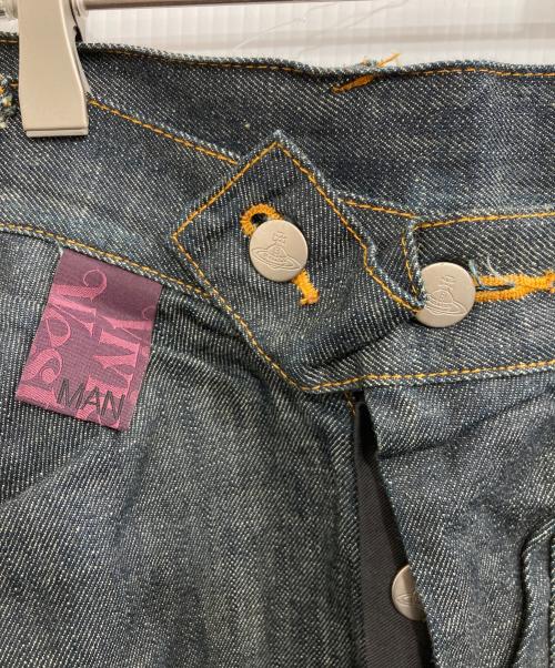 Vivienne Westwood man（ヴィヴィアン ウェストウッド マン）Vivienne Westwood man (ヴィヴィアン ウェストウッド マン) アルコホリック デニムパンツ インディゴ サイズ:48の古着・服飾アイテム