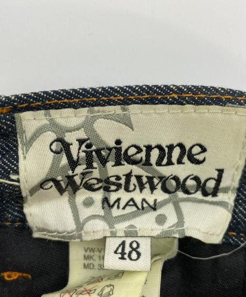 Vivienne Westwood man（ヴィヴィアン ウェストウッド マン）Vivienne Westwood man (ヴィヴィアン ウェストウッド マン) アルコホリック デニムパンツ インディゴ サイズ:48の古着・服飾アイテム