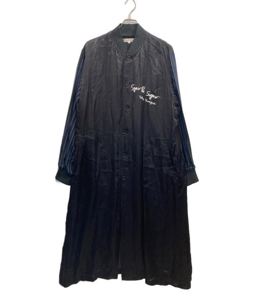 COMME des GARCONS（コムデギャルソン）COMME des GARCONS (コムデギャルソン) スタッフコート ブラック×ブルー サイズ:Lの古着・服飾アイテム