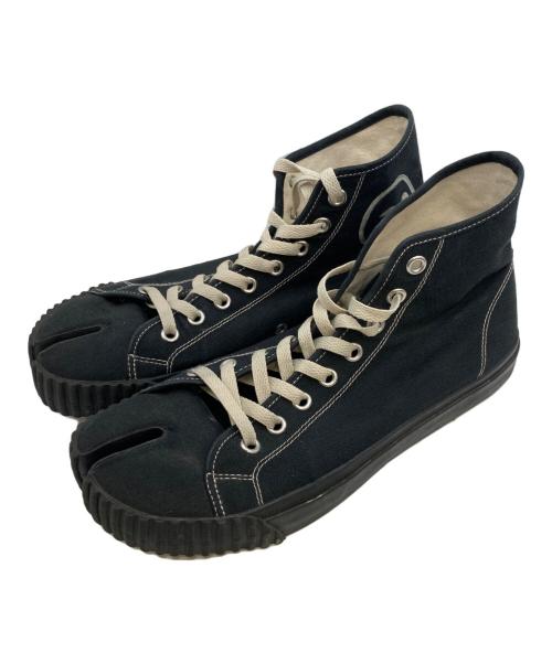 Maison Margiela（メゾンマルジェラ）Maison Margiela (メゾンマルジェラ) タビ ハイカットスニーカー/Tabi ハイカットスニーカー ブラック サイズ:42の古着・服飾アイテム
