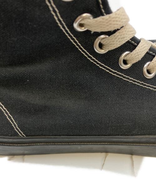 Maison Margiela（メゾンマルジェラ）Maison Margiela (メゾンマルジェラ) タビ ハイカットスニーカー/Tabi ハイカットスニーカー ブラック サイズ:42の古着・服飾アイテム