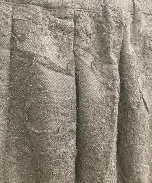 COMME des GARCONS（コムデギャルソン）COMME des GARCONS (コムデギャルソン) レーススカート ブラック サイズ:Ｍの古着・服飾アイテム