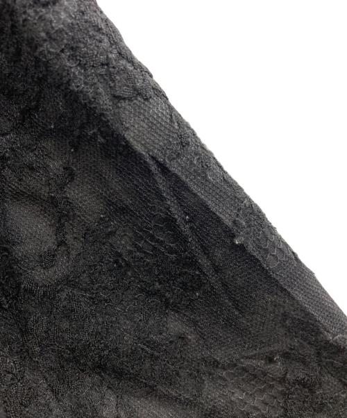 COMME des GARCONS（コムデギャルソン）COMME des GARCONS (コムデギャルソン) レーススカート ブラック サイズ:Ｍの古着・服飾アイテム