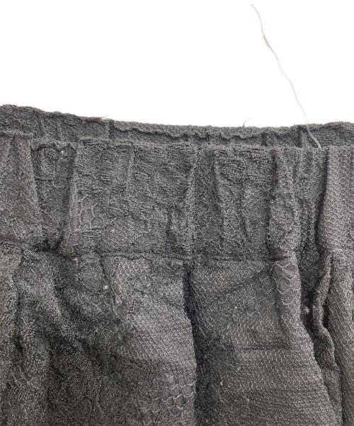 COMME des GARCONS（コムデギャルソン）COMME des GARCONS (コムデギャルソン) レーススカート ブラック サイズ:Ｍの古着・服飾アイテム