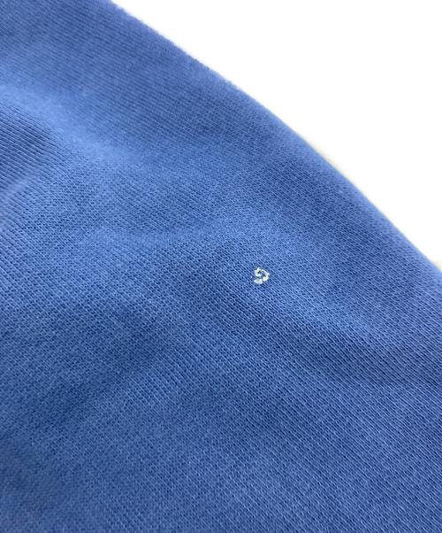 POLO RALPH LAUREN（ポロ・ラルフローレン）POLO RALPH LAUREN (ポロ・ラルフローレン) 両Vプリントスウェット/グラフィック スウェットシャツ ブルー サイズ:Mの古着・服飾アイテム