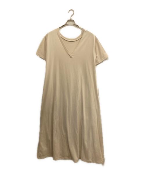 Loro（ローロ）Loro (ローロ) Flare 2Way T Dress ベージュ サイズ:F 未使用品の古着・服飾アイテム