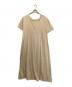 Loro（ローロ）の古着「Flare 2Way T Dress」｜ベージュ