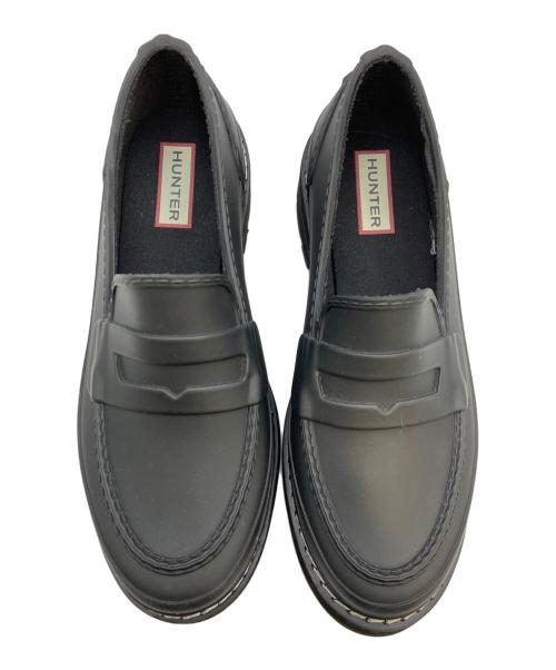 HUNTER（ハンター）HUNTER (ハンター) レインローファー ブラック サイズ:UK4/EU37/US6の古着・服飾アイテム