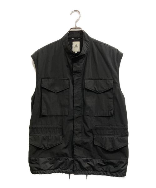 MANDO（マンドー）MANDO (マンドー) ガーメントダイポリエステルコットンM-65ベスト ブラック サイズ:1の古着・服飾アイテム