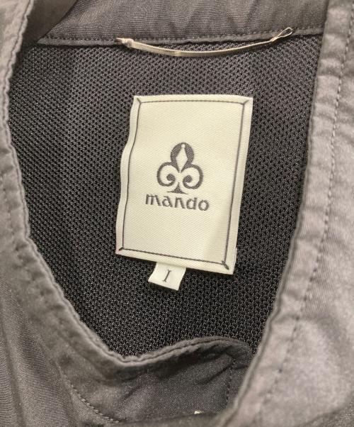 MANDO（マンドー）MANDO (マンドー) ガーメントダイポリエステルコットンM-65ベスト ブラック サイズ:1の古着・服飾アイテム