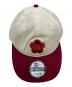 New Era (ニューエラ) MARY QUANT (マリークヮント) コラボキャップ ホワイト×レッド：6000円