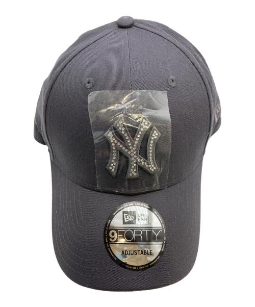 New Era（ニューエラ）New Era (ニューエラ) ラインストーン キャップ/9FORTY Rhinestone ニューヨーク・ヤンキース グラファイト グレー 未使用品の古着・服飾アイテム