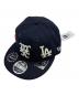 New Era（ニューエラ）の古着「コラボキャップ」｜ネイビー
