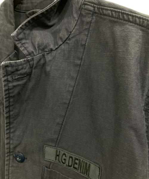 JOURNAL STANDARD（ジャーナルスタンダード）JOURNAL STANDARD (ジャーナルスタンダード) 東野デニム (ヒガシノデニム) BACK SATIN JACKET ネイビー サイズ:Sの古着・服飾アイテム