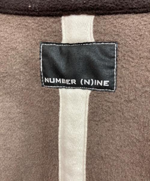 NUMBER (N)INE（ナンバーナイン）NUMBER (N)INE (ナンバーナイン) ウールオーバーダッフルコート/WOOL OVER DUFFLE COAT ブラウン サイズ:2の古着・服飾アイテム
