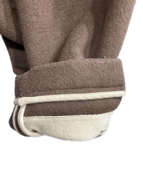 NUMBER (N)INE（ナンバーナイン）NUMBER (N)INE (ナンバーナイン) ウールオーバーダッフルコート/WOOL OVER DUFFLE COAT ブラウン サイズ:2の古着・服飾アイテム