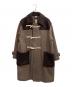 NUMBER (N)INE（ナンバーナイン）の古着「ウールオーバーダッフルコート/WOOL OVER DUFFLE COAT」｜ブラウン