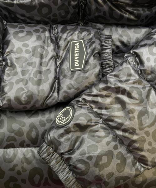 DUVETICA（デュベティカ）DUVETICA (デュベティカ) HYDROGEN (ハイドロゲン) レオパード柄 ダウンジャケット グレー サイズ:50の古着・服飾アイテム