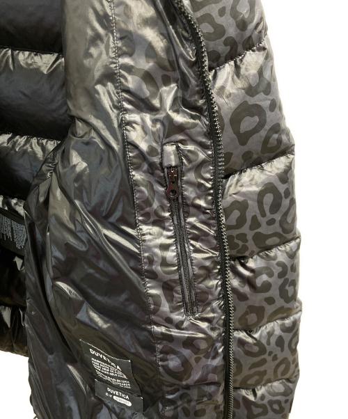 DUVETICA（デュベティカ）DUVETICA (デュベティカ) HYDROGEN (ハイドロゲン) レオパード柄 ダウンジャケット グレー サイズ:50の古着・服飾アイテム