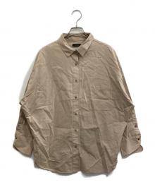 anuans（アニュアンス）の古着「スタンダードシャツ」｜ベージュ