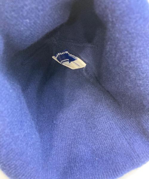 ADER error（アーダーエラー）ADER error (アーダーエラー) ロゴタグ ビーニー ブルーの古着・服飾アイテム