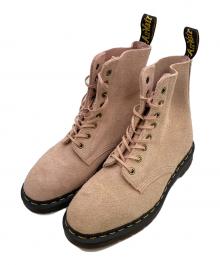 Dr.Martens（ドクターマーチン）の古着「1460 PASCAL 8ホールブーツ」｜ピンクベージュ