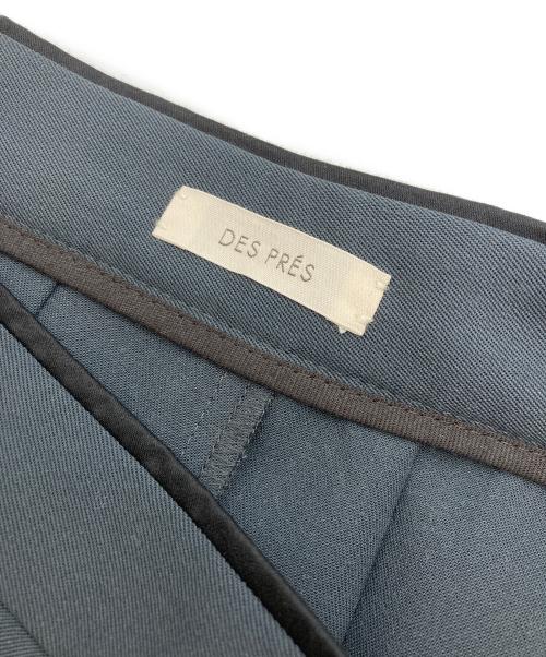 DES PRES（デ プレ）DES PRES (デ プレ) ハイツイストギャバジン プリーツミディスカート グレー サイズ:34の古着・服飾アイテム
