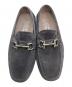 中古・古着 Salvatore Ferragamo (サルヴァトーレ フェラガモ) ドライビングローファー グレー サイズ:6 1/2：6000円
