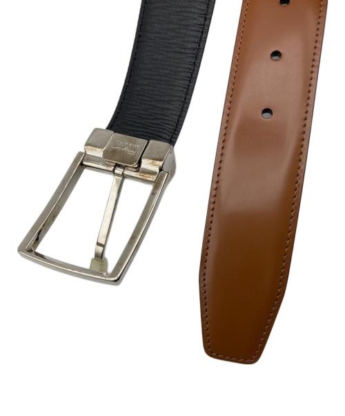 Salvatore Ferragamo（サルヴァトーレ フェラガモ）Salvatore Ferragamo (サルヴァトーレ フェラガモ) ガンチーニバックル レザーベルト ブラウンの古着・服飾アイテム