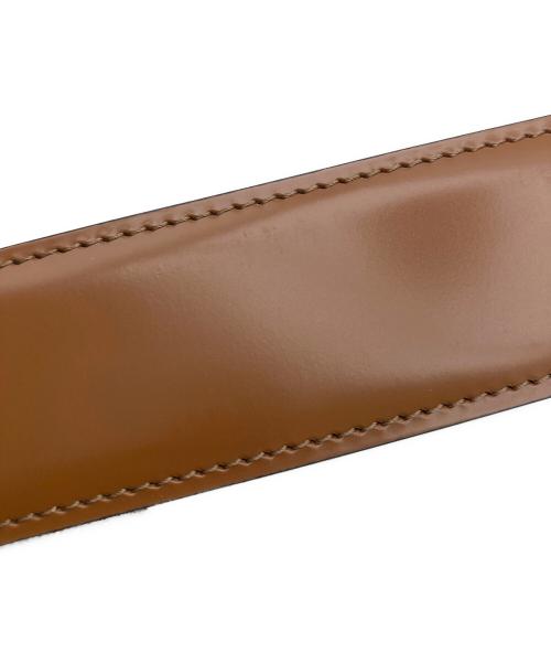 Salvatore Ferragamo（サルヴァトーレ フェラガモ）Salvatore Ferragamo (サルヴァトーレ フェラガモ) ガンチーニバックル レザーベルト ブラウンの古着・服飾アイテム