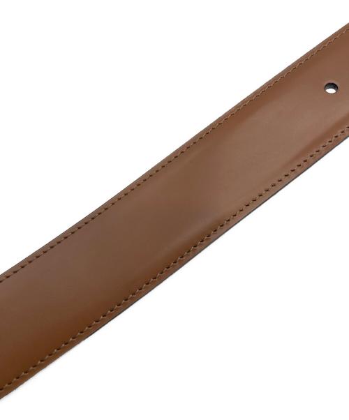 Salvatore Ferragamo（サルヴァトーレ フェラガモ）Salvatore Ferragamo (サルヴァトーレ フェラガモ) ガンチーニバックル レザーベルト ブラウンの古着・服飾アイテム