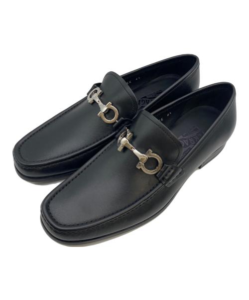 Salvatore Ferragamo（サルヴァトーレ フェラガモ）Salvatore Ferragamo (サルヴァトーレ フェラガモ) ガンチーニ ビットローファー/CHRIS ビットローファー ブラック サイズ:6 1/2の古着・服飾アイテム