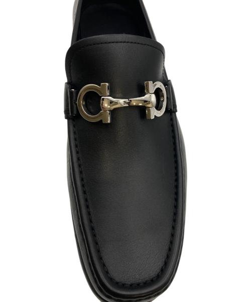 Salvatore Ferragamo（サルヴァトーレ フェラガモ）Salvatore Ferragamo (サルヴァトーレ フェラガモ) ガンチーニ ビットローファー/CHRIS ビットローファー ブラック サイズ:6 1/2の古着・服飾アイテム