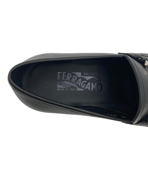 Salvatore Ferragamo（サルヴァトーレ フェラガモ）Salvatore Ferragamo (サルヴァトーレ フェラガモ) ガンチーニ ビットローファー/CHRIS ビットローファー ブラック サイズ:6 1/2の古着・服飾アイテム