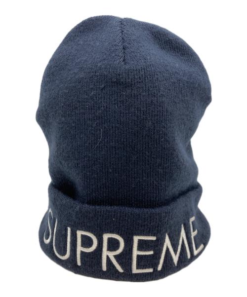SUPREME（シュプリーム）Supreme (シュプリーム) capital beanie ネイビーの古着・服飾アイテム