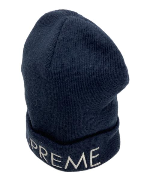 SUPREME（シュプリーム）Supreme (シュプリーム) capital beanie ネイビーの古着・服飾アイテム