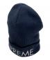 Supreme (シュプリーム) capital beanie ネイビー：6000円