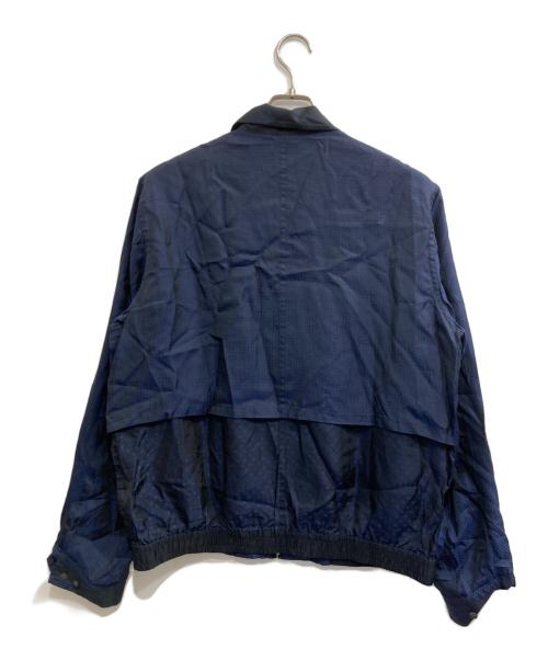 TOGA VIRILIS（トーガ ビリリース）TOGA VIRILIS (トーガ ビリリース) CUPRA JACQUARD MIX BLOUS ネイビー サイズ:48の古着・服飾アイテム