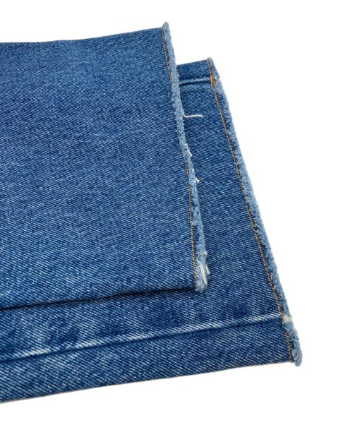 MM6 Maison Margiela（エムエムシックスメゾンマルジェラ）MM6 Maison Margiela (エムエムシックスメゾンマルジェラ) Washed Text Print Jeans インディゴ サイズ:38の古着・服飾アイテム