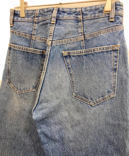 MM6 Maison Margiela（エムエムシックスメゾンマルジェラ）MM6 Maison Margiela (エムエムシックスメゾンマルジェラ) Washed Text Print Jeans インディゴ サイズ:38の古着・服飾アイテム