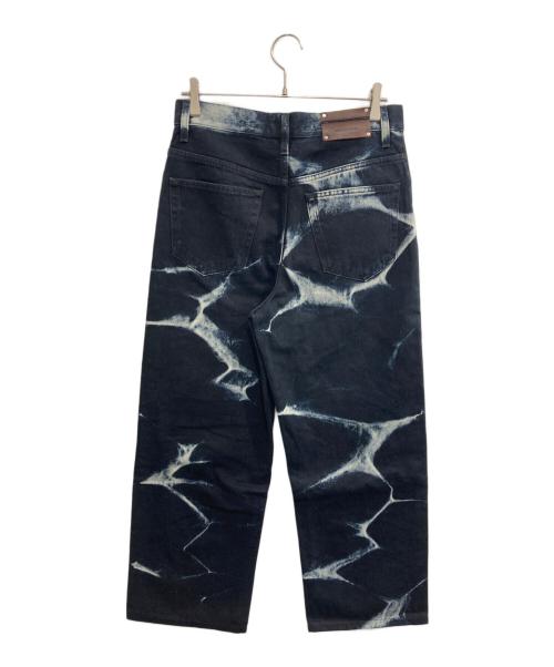 DRIES VAN NOTEN（ドリスヴァンノッテン）DRIES VAN NOTEN (ドリスヴァンノッテン) ブリーチ加工デニムパンツ ブラック サイズ:29の古着・服飾アイテム