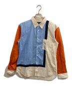 COMME des GARCONS HOMME DEUXコムデギャルソン オム ドゥ）の古着「マルチカラーシャツ」｜マルチカラー