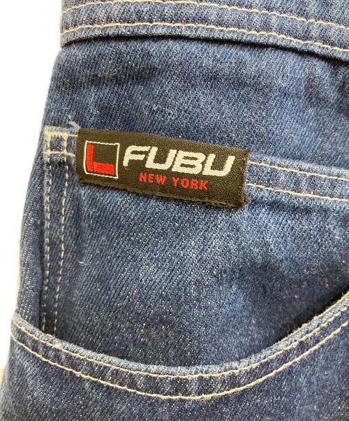 FUBU（フブ）FUBU (フブ) デニムハーフパンツ インディゴ サイズ:36の古着・服飾アイテム