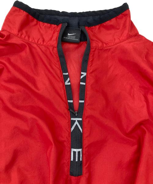 NIKE（ナイキ）NIKE (ナイキ) ハーフジップナイロンジャケット レッド サイズ:Mの古着・服飾アイテム