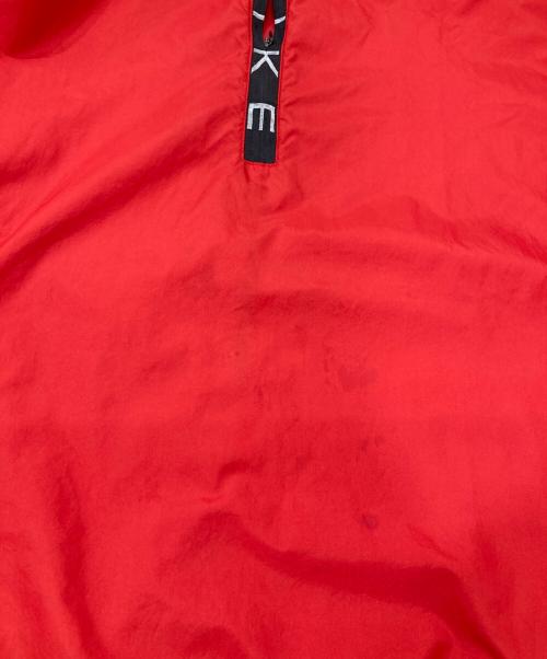 NIKE（ナイキ）NIKE (ナイキ) ハーフジップナイロンジャケット レッド サイズ:Mの古着・服飾アイテム