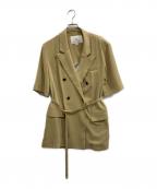 Ameriアメリ）の古着「BACK CURTAIN OPEN HS JACKET」｜ベージュ