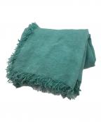 ASAUCE MELERアソースメレ）の古着「リネン大判ストール」｜グリーン