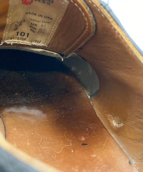 RED WING（レッドウィング）RED WING (レッドウィング) Postman Oxford/ポストマン　オックスフォード ブラック サイズ:9.5Dの古着・服飾アイテム