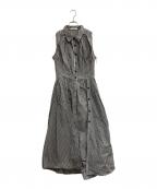 Snidelスナイデル）の古着「ノースリフィッシュテールシャツワンピ」｜ブラック